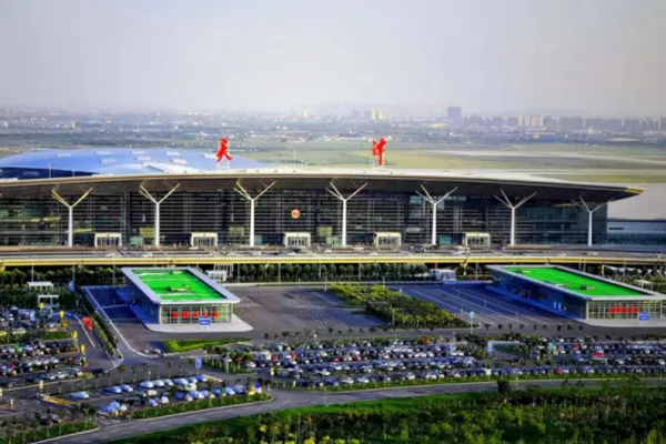 Aeroporto de Tianjin Binhai: Estação de ar condicionado nº 2 na zona leste