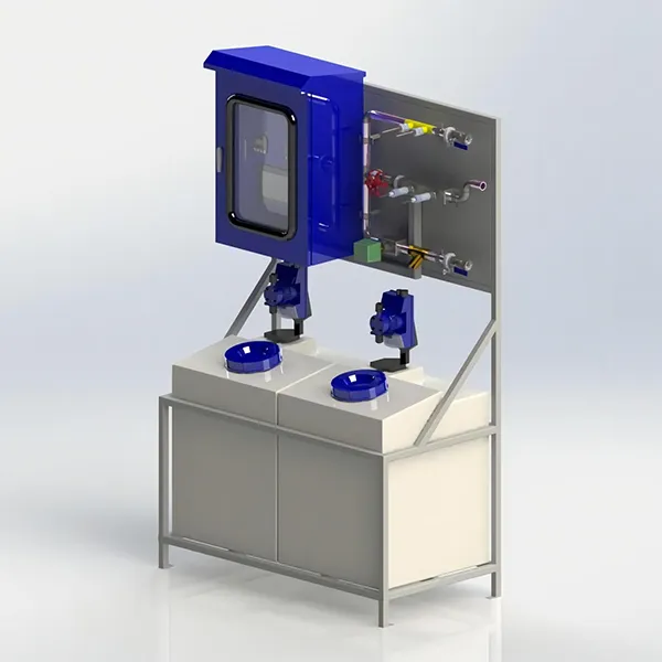 Sistema de dosagem automática de produtos químicos