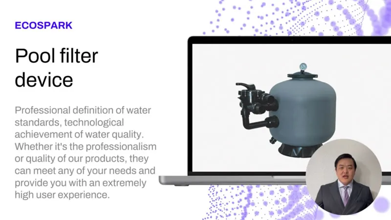 Soluções inteligentes para filtragem de piscinas