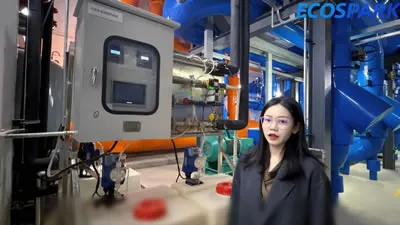 Sistema automático de controle inteligente de dosagem química para um shopping