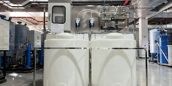 Sistema de dosagem automática de produtos químicos