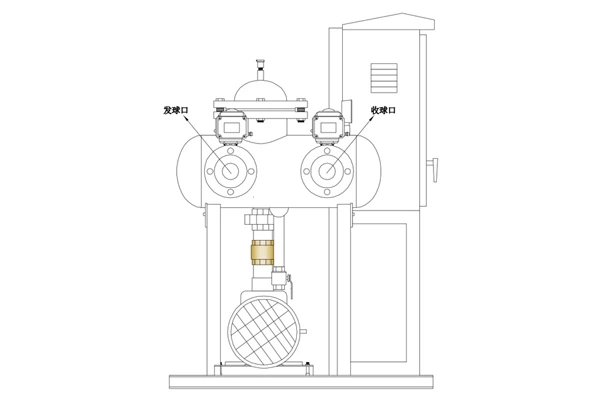 Equipamento para limpeza de condensadores automático (esfera de borracha)